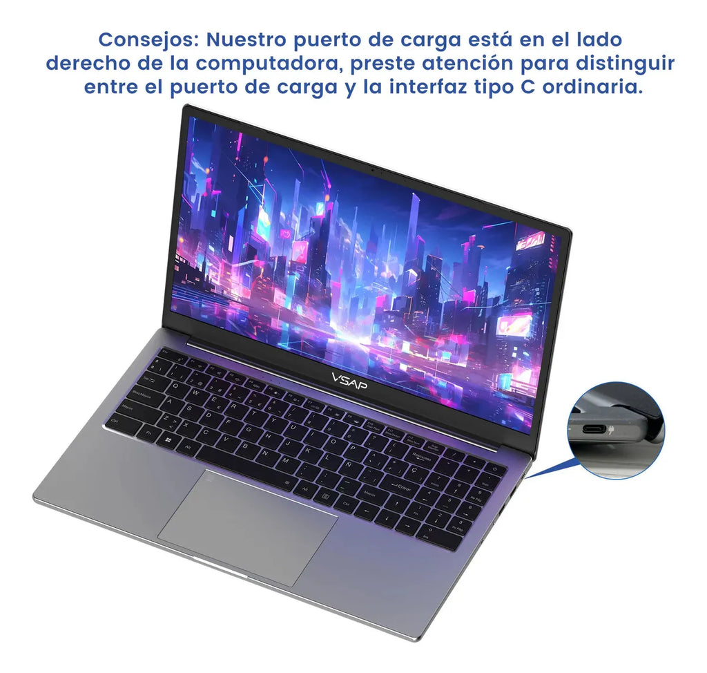 Notebook VSAP 16 Pulgadas Intel Core i7 13620H 16GB 512GB SSD Windows 11 Pro