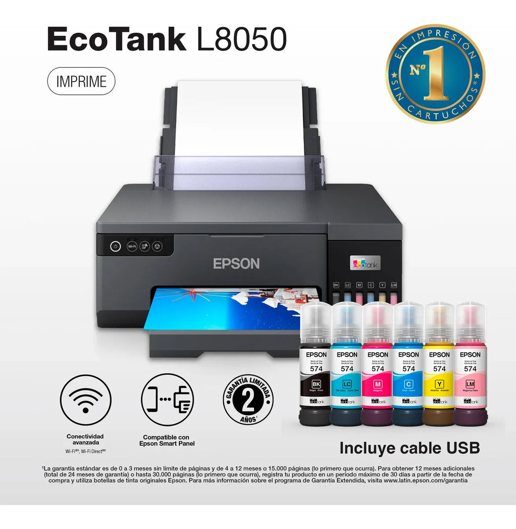 Epson EcoTank Farbfotodrucker L8050